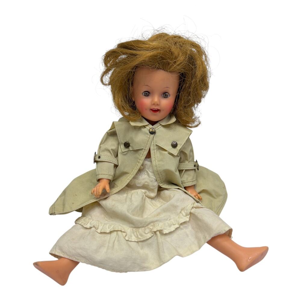 VINTAGE IDEAL 1950s SHIRLEY TEMPLE FASHION DOLL 12”